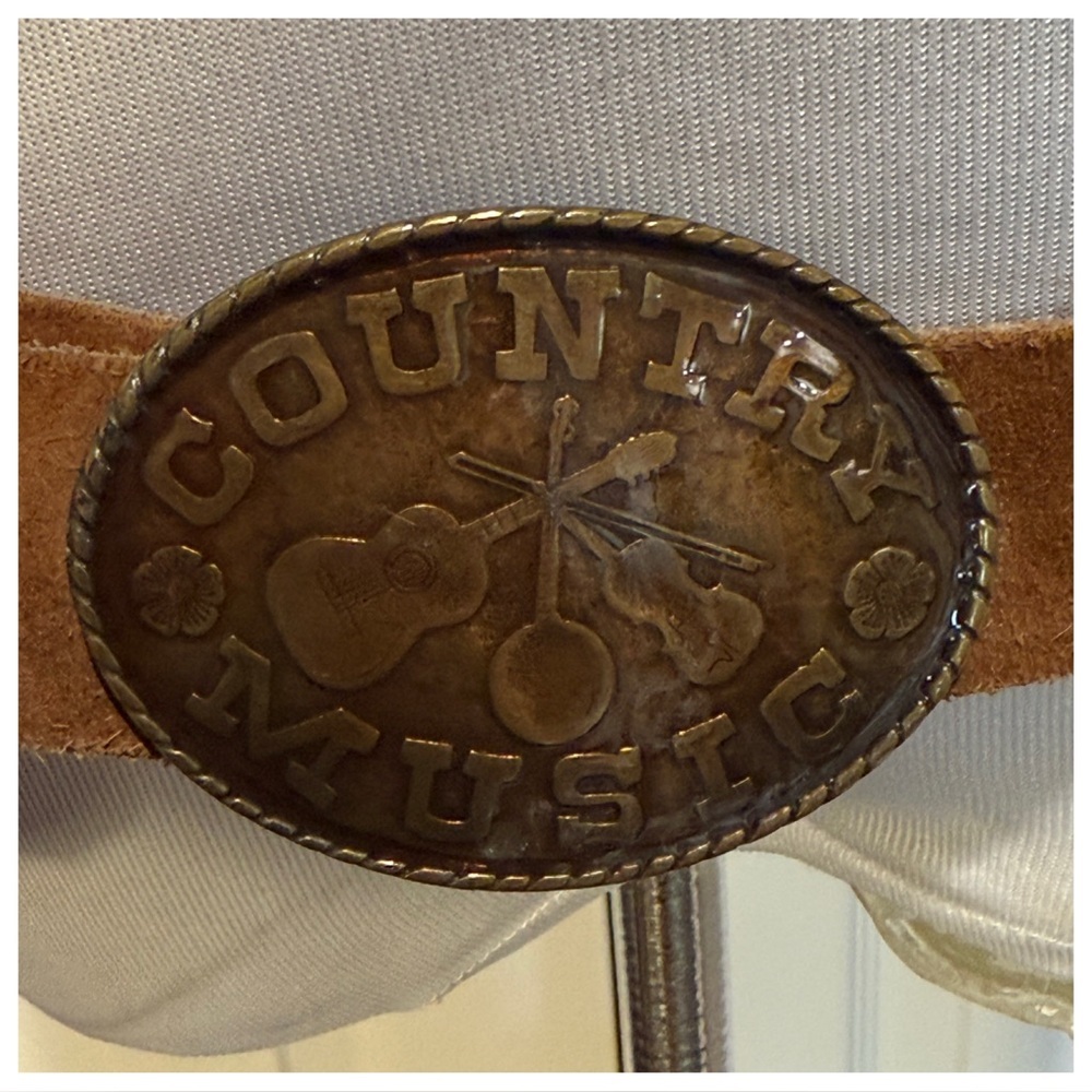 Vintage GAP Country Music leather belt